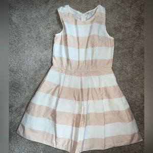 GAP Fit & Flare Rugby Stripe Dress